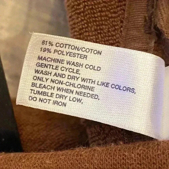 GAP brown vintage hoodie & matching pants- NWOT - Picture 6 of 6